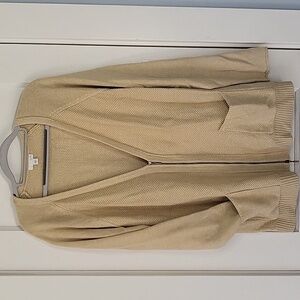 Women's Beige Cardigan Sweater